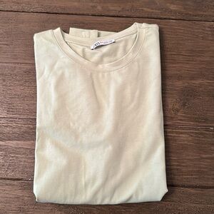 Zara Men’s Basic Crewneck (Mint) Medium
